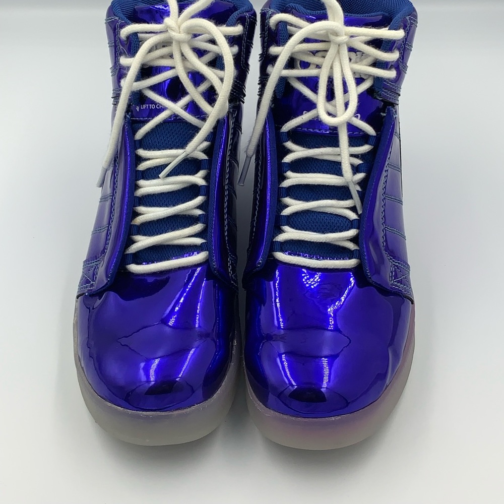 OSIRIS purply blue high top sneaker/shoe. The coolest shoe. 12 light settings!